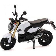 11466146 다이캐스트 모형 모델 수집품 오토바이 NewRay 혼다 GROM 1 12 스케일 화이트 58503B