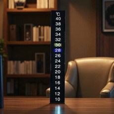 스티커형 어항 온도계 변화 장식 라벨