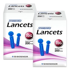 스탠다드 일회용 멸균 수동 채혈침 30G