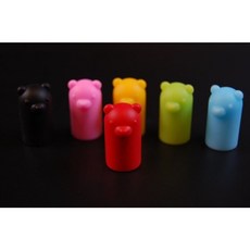 [당구용품] 타스 팁 보호캡 (6개) - 베어캡, 혼합, 1세트