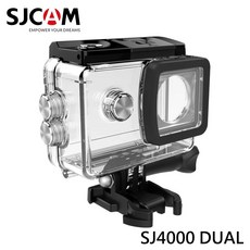 SJCAM SJ4000 SJ5000 系列專用 原廠防水殼 (防水30米), 1個, SJ4000 DUAL