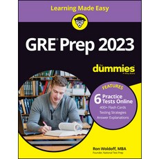 (영문도서) GRE Prep 2023 for Dummies with Online Practice Paperback, English, 9781119886600
