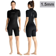 남녀공용 쇼티 잠수복 네오프렌 전신 냉수 보온 다이빙 서핑 스노클링 카약 1.5mm, 07 3XL, 04 D132213C