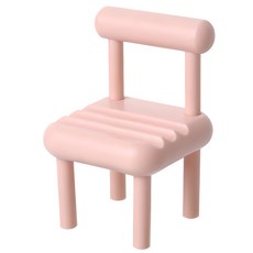 귀여운 의자 테블릿 휴대폰 거치대, 핑크, 1개