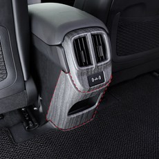 유투카 호환 더뉴 아이오닉6 차량 튜닝 용품 2열송풍구 커버 실내 우드 카본 몰딩, (우드) 2열송풍구-하단 커버 PE, 기타