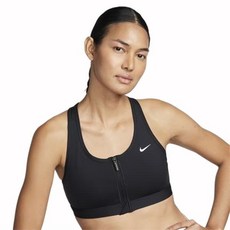 국내매장판 나이키 NIKE 브랜드관 여성 프런트 지퍼 미디엄 서포트 패드 스포츠 브라 FN2732-010 188604