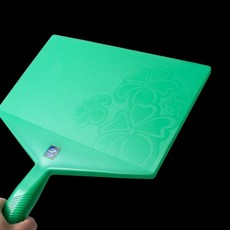 批土板 鋼化ABS一體成型土帆直柄土盤土板泥作板土棒盤土批土盤【AJ335】, 【A】綠色, 1個