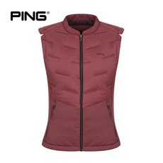핑 여성 튜브 구스 다운 점퍼 베스트