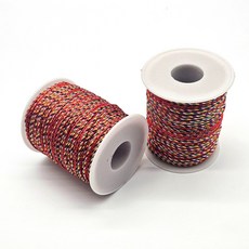 DIY공예 꼬임줄 오색실 팔찌재료, 3.0