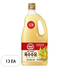 사조해표 해표 옥수수유 1.8L, 13개