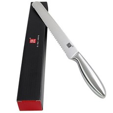 家用烘焙鋸齒麵包刀 不易掉屑, 1個, 60°以上,115mm21.5cm匠牌中號麪包刀加厚