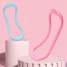 하드타입 돌기형 요가링 1p 홈트용품 마사지링 요가링하드 종아리마사지링 스트레칭용, 핑크