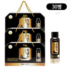 보고 산삼품은 흑삼수 선물용케이스 흑삼농축액 프리미엄 건강음료, 30개, 120ml