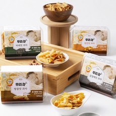 우리쌀 바삭한 옛날과자 전병 센베 종합세트 (130gX4팩)