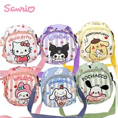 산리오 미니 어린이 크로스백 외출가방 슬링백 소풍가방 캐릭터백 캠핑 아이가방 생일선물