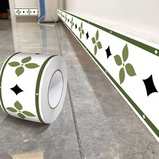 ibooooo 加厚自黏防水踢腳板, 四葉草