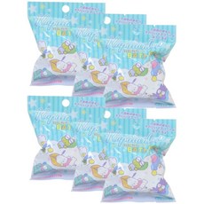 산리오 헬로키티 마이멜로디 쿠로미 시나모롤 폼폼푸린 한교동 입욕제 배스밤 바쓰밤 바쓰볼 6개 세트 +거품그물, 02. 하피단부이 배쓰볼