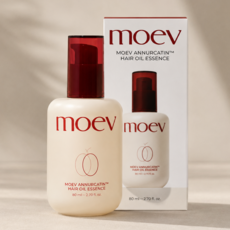moev 蘋果多酚護髮油 精華 韓國清甜蘋果香, 1個, 髮油80ml