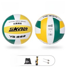 스칼로 하드 배구공 중학생 대회용 야외 훈련용 공 학교 시험 특수용, 1개, 3. [5호] 천연가죽 느낌 - 패치 PU 허니컴 가죽