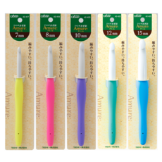 [크로바] 아뮤레 점보(JUMBO) 코바늘 7mm~15mm, 1개