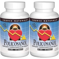 소스내추럴스 폴리코사놀 20mg 테블릿, 60개, 2개