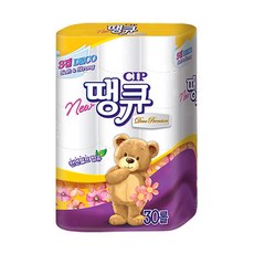 땡큐 화장지 30롤 2종 랜덤출고, 1개, 14m