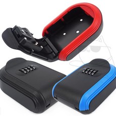 펀코 열쇠보관함 무인텔 비밀번호 번호키 안전 잠금장치 키보관, 블랙