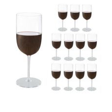 플라스틱 와인잔, 240ml, 4개 240ml, 4개