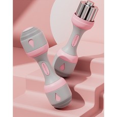 감성순간 아령 무게조절 1kg 1.5kg 2kg 2P, 2개, 5kg, 루즈핑크