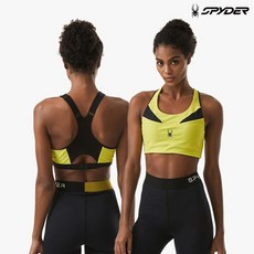 [백화점 정품] 스파이더 여성 로고 밴드 트레이닝 브라탑 SPGFCNBR252WNGN
