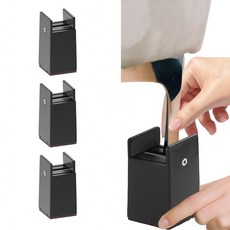 곽씨네슈퍼 가구 다리 너비 조절 높이조절발 5cm 일자 4개입, 블랙, 1세트, 100mm
