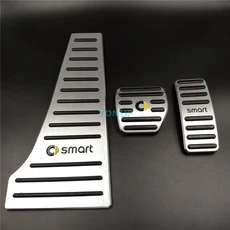 자동차 스마트 Fortwo Forfour 가속기 브레이크 발판 패드 용 스로틀 페달 커버를 수정합니다. 인테리어 장, 01 Fortwo 2015-2020