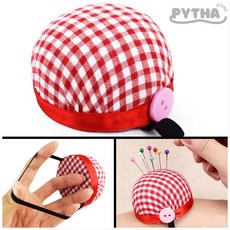 손목 착용 바늘꽂이 쿠션 옷수선, 1개