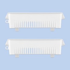 이노마타 식칼건조대 (0047) 일본제 주방 식칼 가위 건조 보관 수납함 걸이형 물빠짐 칼꽂이통, 2개, 화이트