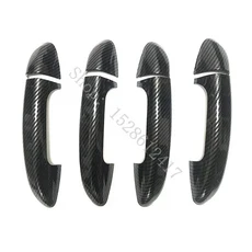 폭스 바겐 Passat CC b6 b7 3c b7.5 도어 핸들 그릇 보호 커버 트림 자동차 액세서리, 01 Carbon fiber pattern