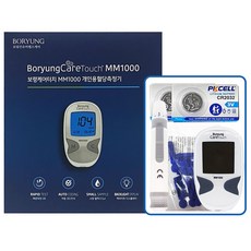 보령 케어터치 MM1000 혈당 측정계 측정기 측정 검사 기계, 1개