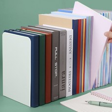 2P 북엔드 사무실 정리 책 북스탠드 학교 도서관 지지대 22060pc 1개, 검정