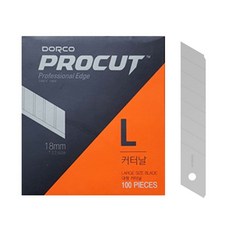 도루코 커터날(L날) 18mmx10날(10개) 커터칼날