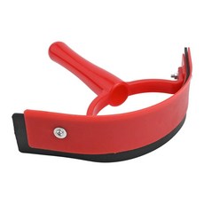 유리 제상기 알루미늄 자동차 얼음 긁개 초장형 손잡이 서리 제거 윈드실드 창문용, 02 Red, 1개