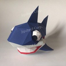 페이퍼크래프트 페이퍼 종이 크래프트 종이접기 3D 대형종이접기, 일반 종이 버전, B. P185베이비샤크