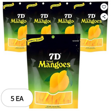 7D 건망고 80g x 5개/건조망고, 5개