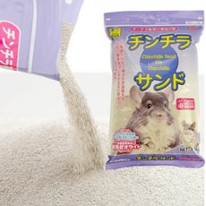 와일드산코 친칠라 모래, 1.5kg, 4개