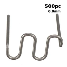 0.6mm/0.8mm 500pcs 자동차 금고 수리를위한 용접 와이어 못 핫멜트 범퍼 파손 플라스틱 기계, 01 M