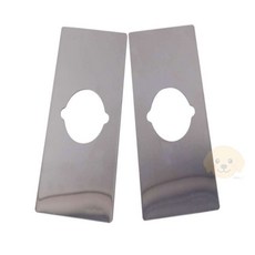 금순이네상점 현관목문겸용 스텐보강판 2p 손잡이보강판