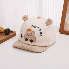 寶寶帽子春秋季男童女童可愛動物耳朵棒球帽中小童外出遮陽帽