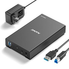 MAIWO 외장 하드 드라이브 인클로저 2.5 3.5인치 SATA HDD/SSD USB 3.0 리더 HDD 케이스 UASP 포함 24TB 용량 알루미늄 413017, MAIWO 외장 하드 드라이브 인클로저, 2.5 3.5