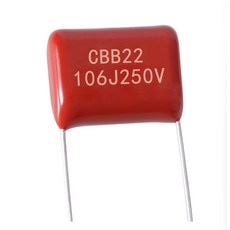 CBB22 폴리프로필렌 금속화 필름 캐패시터 250V106J 106K 10UF 250V 10, 250V106J 10pcs