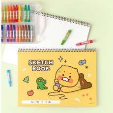 신학기 카카오프렌즈 춘식이 스케치북 3개 세트 입학 선물, 단품