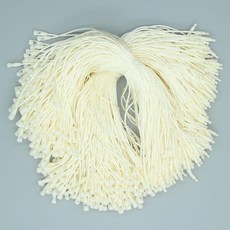 無品牌 吊牌掛繩 服裝吊牌繩 子彈頭吊粒, 1個, 細米色滌綸繩,200