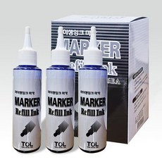 하이라인 생잉크 마카 잉크 파랑색 (1갑3병)/색상선택, 본상품선택